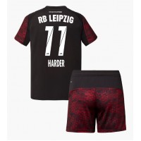 RB Leipzig Conrad Harder #11 Tretí Detský futbalový dres 2025-26 Krátky Rukáv (+ trenírky)
